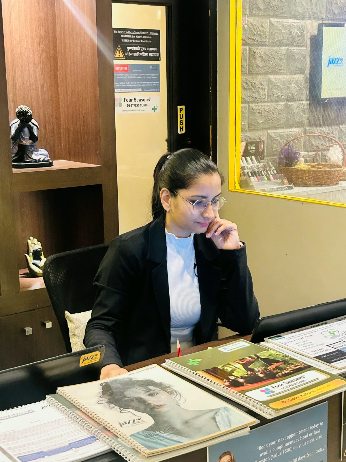 Sushma Vakhare, senior manager at JazzUp Salon
